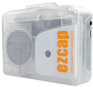 ANGGREK Reproductor de Casete, Diseño Portátil, Digitaliza Música en Casete a MP3, para Amantes de la Música y Fanáticos Retro
