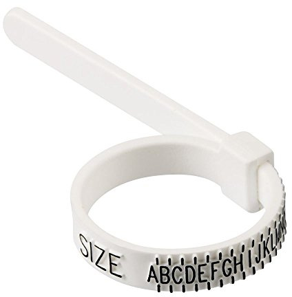 rayinblue Ring Size Gauge with Guide & UK Ring Sizer/Measure For Men and Women UK Sizes A-Z+9