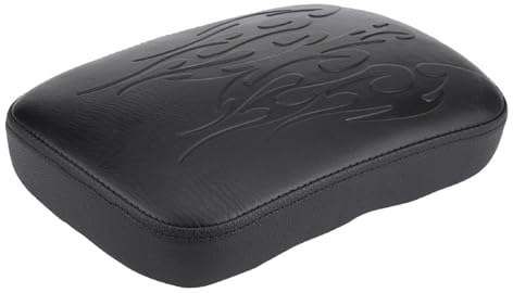 KSTE Selle de Moto, coussin arrière moto Ventouse Siège passager Pad Livré avec 8 ventouses for Bobber Chopper