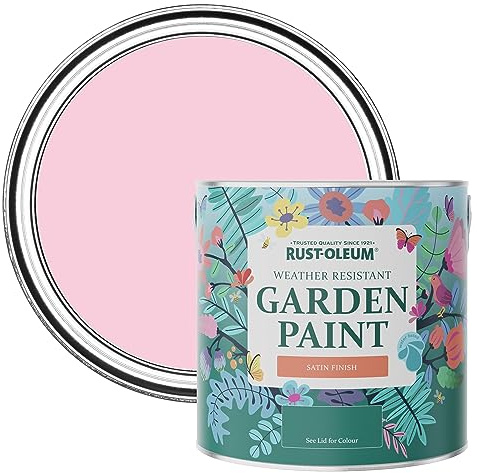 Rust-Oleum Pink Mould-Resistant Garden Paint In Satin Finish - My Husband Said No 2.5L