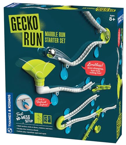 Thames & Kosmos Gecko Run Kids Science Kit | Hands-On STEM Toy | Learning Resources | Problem Solving & Trial & Error Experiments | Educational Toy | Ages 8+