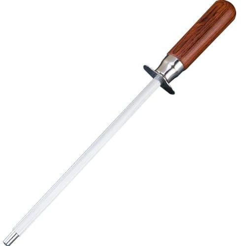 Glixoft Chef Sharpening Stick Kitchen Knives Honing Stick Professional Sharpening Steel Manual Knife Sharpener for Cooking Knife