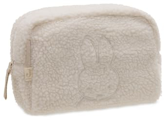 Jollein Frottee Windeltasche - Teddy Miffy, Oatmeal - Windeletui - Kosmetiktasche - Organizer - Beutel