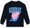 Peppa Pig Peppa Wutz Pullover | George Wutz Jungen Pullover Kleidung | Blau 104