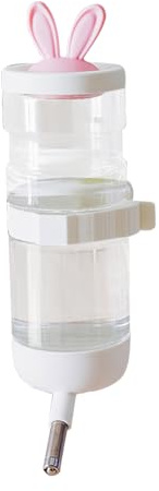 Hamster Water Bottle, Hamster Cage Water Bottle Dispenser – No Trip Drinker – Wall Mounted Feed, Feeder for Hedgehogs, Gerbils, Mice, Dog, Cat, Small Animals