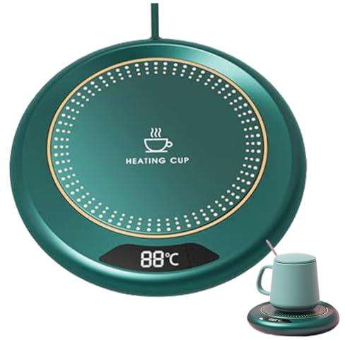 Cup Warmer, 3 Gear Adjustable USB Mug Warmer, 8H Automatic power-off Cup Heater, Non Slip Portable Water Milk Tea Coffee Mug for Home Office Desk
