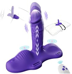 Dildo Vibratoreper Donna Professionale Sex Toys - Strapon Dildo Anale con Spinta e Vibrazione 3 * 12, Vibratori Realistici con Telecomando per Punto G Stimolatore Clitoride Femminile Sexytoysys Donna
