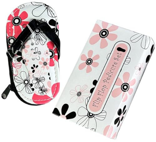 HAKIDZEL Kit de Manicura y Pedicura de Acero Inoxidable Estuche Portátil, Set de Uñas Multifunción para Cuidado y Prevención de Uñas Agrietadas en Camping y Uso en Casa