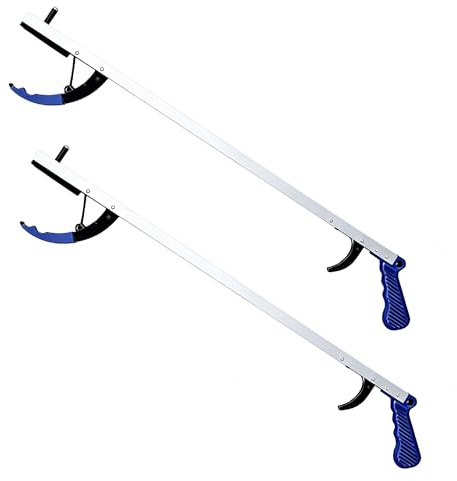 Blue Jay 32 Grabber Reacher Tool for Seniors 2-Pack, Picker Upper Grabber with Magnetic Tip, Long Reach Pickup Tool for Elderly, Handicap & Recovery