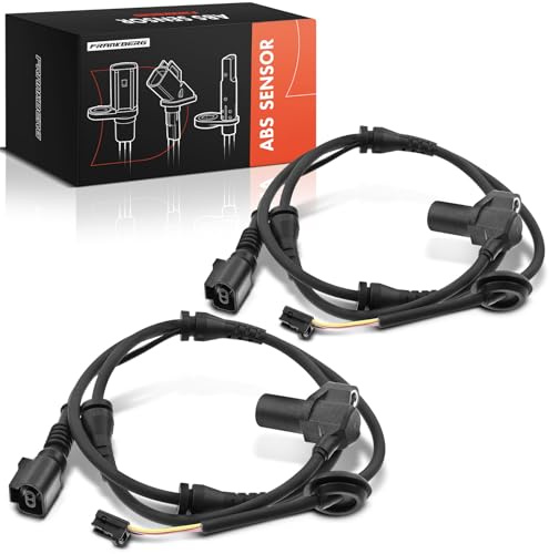 Frankberg 2x Sensor de velocidad de ruedas Sensor ABS 2 Polos + 4-Polos Compatible con A4 8E2 A4 Avant 8E5 A4 Avant 8ED A4 Cabrio 8H7 A4 8EC Replace# 8E0927803B