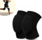 Yuqilin 1 Paar knieschoner,Tanzen Knieschoner Arbeit Knieschutz Yoga Elastizität Volleyball Knieschoner Inliner Erwachsene Kinder Sport Beschützer,für Fußball Handball Volleyball Tanzen (Schwarz)