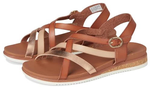 SKECHERS SANDALIA CUÑITA MUJER BOBS DESERT KISS LOW 114709 - 35, Marrón