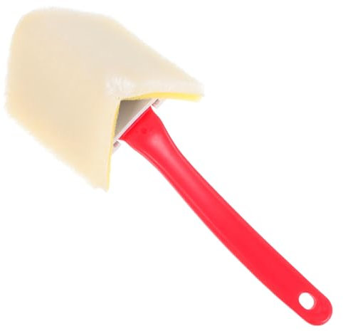 Sewroro Brosse à Bordure Nylon Épais pour Finition Murale Prise Main Confortable Perte De Poils pour Peinture Détaillée des Portes Et Espaces Étroits