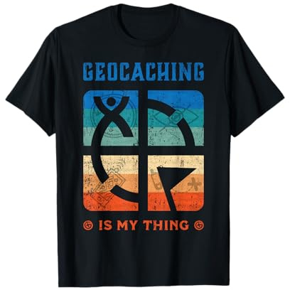 Geocacher Geocaching Forniture Kit Strumenti Trinkets Geocaching Maglietta