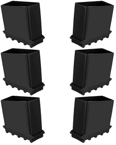 Alipis 6 Pièces Couvre-Pieds D'Échelle En Caoutchouc Embout De Pied D'Échelle Antidérapant Pour Échelle D'Extension Protection Des Pieds Stabilité Sur Surfaces Lisses Installation Facile