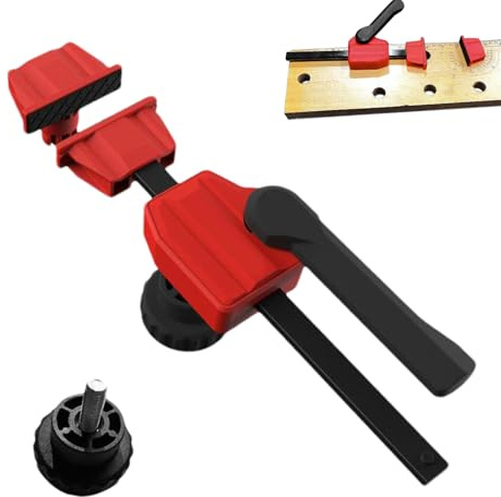 Morsetti orizzontali per la lavorazione del legno, clip orizzontale, antiscivolo, capacità di tenuta 69,9 kg, per progetti fai da te, mobili per la casa, falegnameria