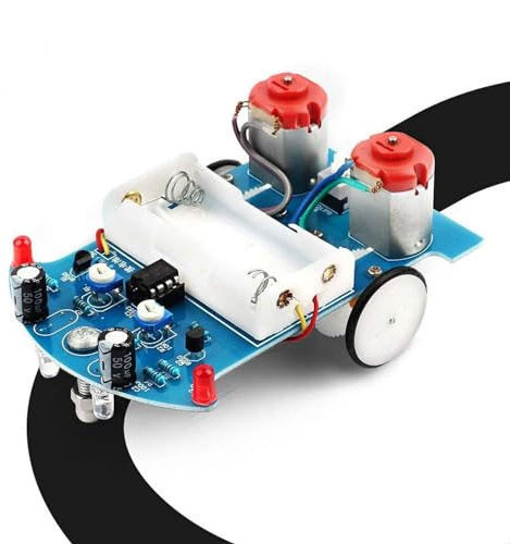 PEMENOL DIY Soldering Kit, Build Your Own Smart Line Following Robot Car, STEM Electronics Project for School and Home Learning, DIY Gift for Teens Adults Beginners