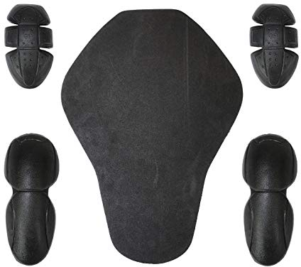 German Wear Protektoren Set Innenprotektoren für Motorrad Jacken/Hemden und Hosen, Jacke Protektoren