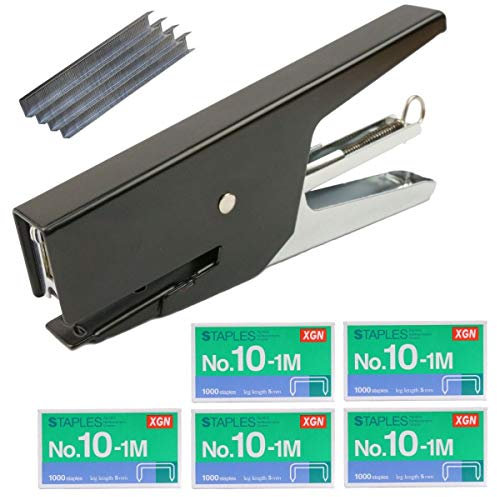 Set-Angebot Heftzange Tacker PB-16 schwarz + 5.000 Heftklammern No. 10