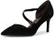 Tamaris Damen Pumps mit Riemen Leder Stilettoabsatz; BLACK/schwarz; 39 EU