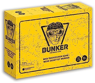 BORGOS Bunker – Wer überzeugen kann Wird gerettet Werden | Das gnadenlose Spiel ums Überleben, Strategie & Diplomatie | Partyspiel | Für 4-16 Spieler | Ab 18 Jahren [Deutsche Edition]