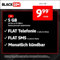 BLACKSIM Handytarif z.B. Allnet Flat 5 GB – (Flat Internet 5G 5 GB, Flat Telefonie, Flat SMS und Flat EU-Ausland, 9,99 Euro/Monat, monatlich kündbar) oder andere Tarife
