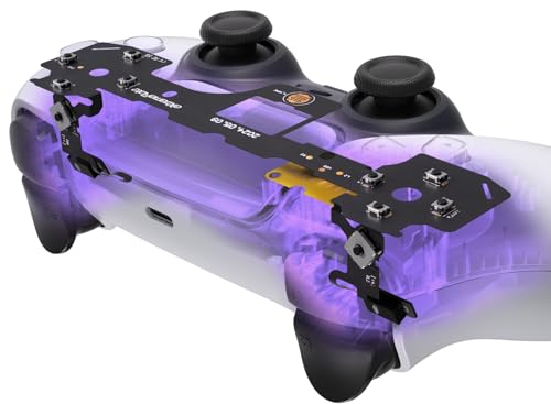 eXtremeRate Strong Version Whole Clicky Kit for PS5 Controller BDM-040 Shoulder Face Dpad Buttons, Micro Switch L2R2 Clicky Hair Trigger Kit & Tactile L1R1 Face Buttons Mouse Click for PS5 Controller