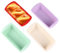 AUTUUCKEE 4 mini teglie per pagnotta in silicone, antiaderenti, per friggitrice ad aria, stampi rettangolari per torte, multicolore