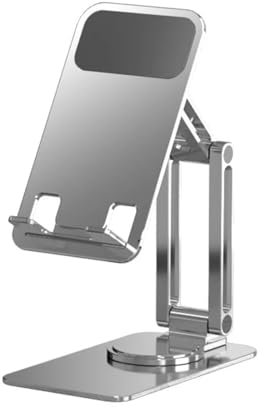 WUJIHE Alloy Aluminum Phone Stand Phablet Phone Stand Smartphone Stand Supports Universal Mobile Phones(Style 2 silver)