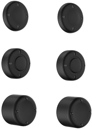 Capuchons de joystick en silicone texturé, profil haut/bas, antidérapants pour joystick Switch2 avec conception résistante à la transpiration, capuchons d ' amélioration de la poignée de jeu