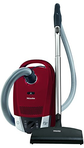 Miele Compact C2 Cat & Dog Canister Vacuum – Model 41DBE430CDN (1200 W, Bagged, Electrobrush + Hard-Floor Brush, Autumn Red)