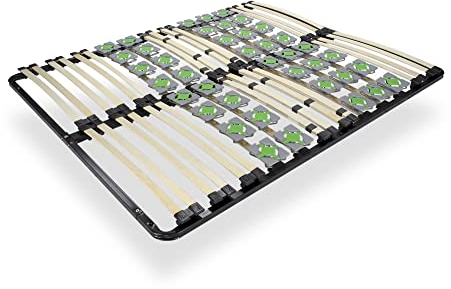 MOG Tellerlattenrost 160x200 cm, Lattenrahmen Ergo IF55 mit Tellerfedern - für alle Matratzen und Betten geeignet