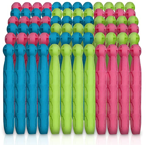 SOL Lot de 72 pinces à linge pour corde à linge en plastique très résistant aux intempéries Idéal pour sécher le linge à l'extérieur ou à l'intérieur Garde les vêtements en sécurité dans toutes les