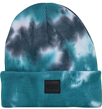 Urban Classics Unisex Tie Dye Beanie Kids grey/teal, S/M