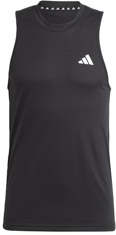 adidas Men's Train Essentials Feelready Training Sleeveless Tee, Black/White, XL