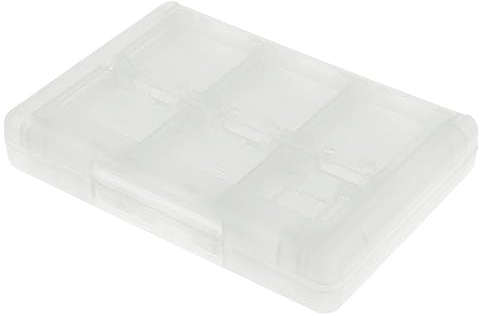 SAMTN Game Holder Card Case, 28-in-1 Catridge Aufbewahrungsbox, schützender Game Card Organizer, Für Nintendo 3DS, DSi, DSi XL, LL, DS, DS Lite (weiß)