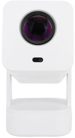 Plyisty -projektor, Miniprojektor med Autofokus och 1080p -stöd för 4K, 280 ANSI -ljusstyrka, Bärbar Trådlös Filmprojektor (EU)