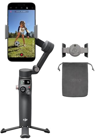 Pack Estándar dji Osmo Mobile 8, estabilizador para Smartphones, rotación panorámica de 360°, Brazo Extensible y trípode Integrados, batería de 10 h