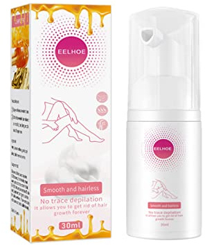 Eacam Spray Depilatorio Mousse Al Depilazione per Tutto il Corpo Mousse Depilatoria per Ascella Gamba Braccio Uomo Donna (30 ml)