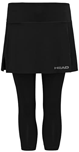 HEAD Club 3/4 Skirts, Donna, Nero, XL