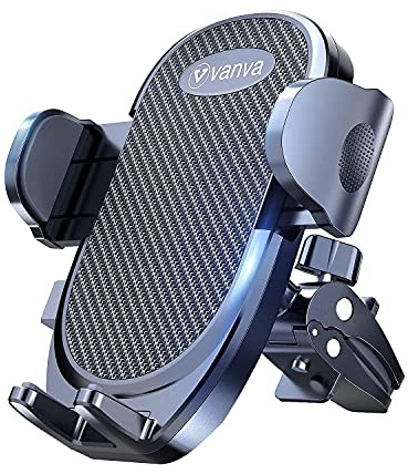 vanva Universal Air Vent Car Mount, [ Big Phones & Thick Case Friendly ] Cell Phone Holder for Car Hands Free Clamp Cradle Vehicle fit for All Apple Smartphone