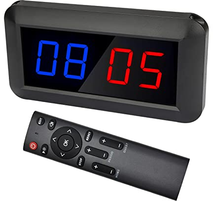 Jhering Elektronische Anzeigetafeln mit Fernbedienung, tragbarer Punktehalter, Digitale Anzeigetafel für Basketball, Tischtennis, Volleyball, Indoor- und Outdoor-Sport