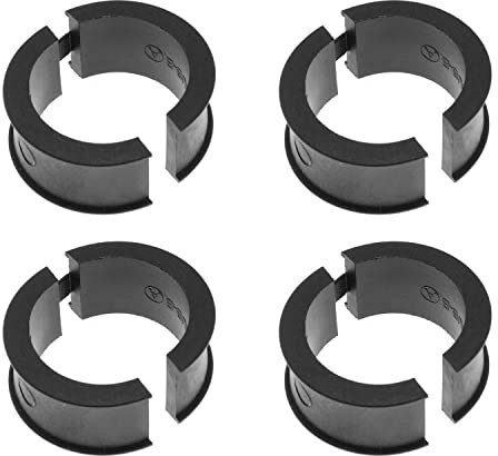 Maxmoral 4 extensores de manillar de bicicleta de 31,8 mm a 25,4 mm, soporte de extensión doble ligero y duradero, abrazadera de montaje para manillar, conversión de cuñas de manillar de bicicleta