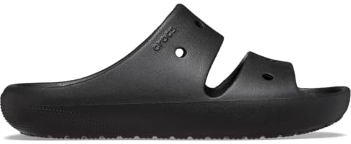 Crocs Unisex Kids Sandal, Classic Sandal v2 K, Black, 3 UK Child