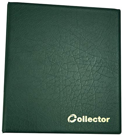COLLECTOR Banknotes Album Folder Book Notes Banknote with 10 Pages and 10 Dividers - Very Big Capacity - GREEM
