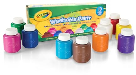 CRAYOLA Washable Paint Pack of 10