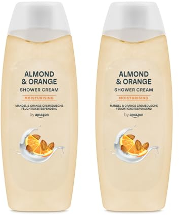 by Amazon Almond & Orange Duschgel, 2 x 500 ml