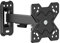 conecto Support Mural Universel inclinable et pivotant pour écran TV, VESA Max. 100 x 100 mm, Convient pour écrans et téléviseurs de 13 à 32 Pouces jusqu'à 20 kg, Noir