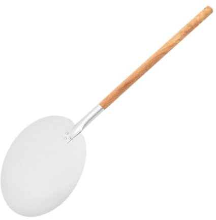 Baoblaze Pizza Che Gira Paddle per Pizza a Buccia, Manico in Legno, Tagliere Staccabile per Verdure di Pane Regalo per la casa per la casa