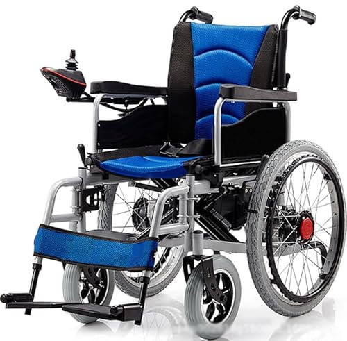 WJYCGFKJ Scooter Elettrico Pieghevole Ultraleggera,Scooter disabili 3 Ruote per Tutti i Terreni,Rotazione Zero, Freno elettromagnetico, Design Portatile per Una,con Freno a Mano